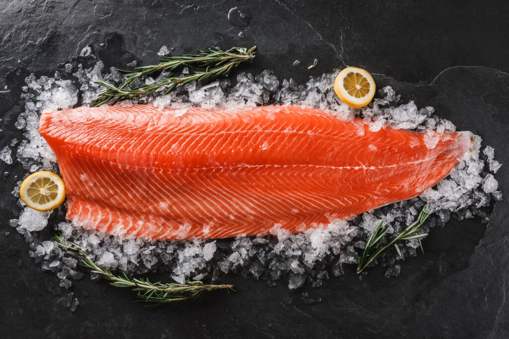 Færøske Håndskåret Laksefilet hel