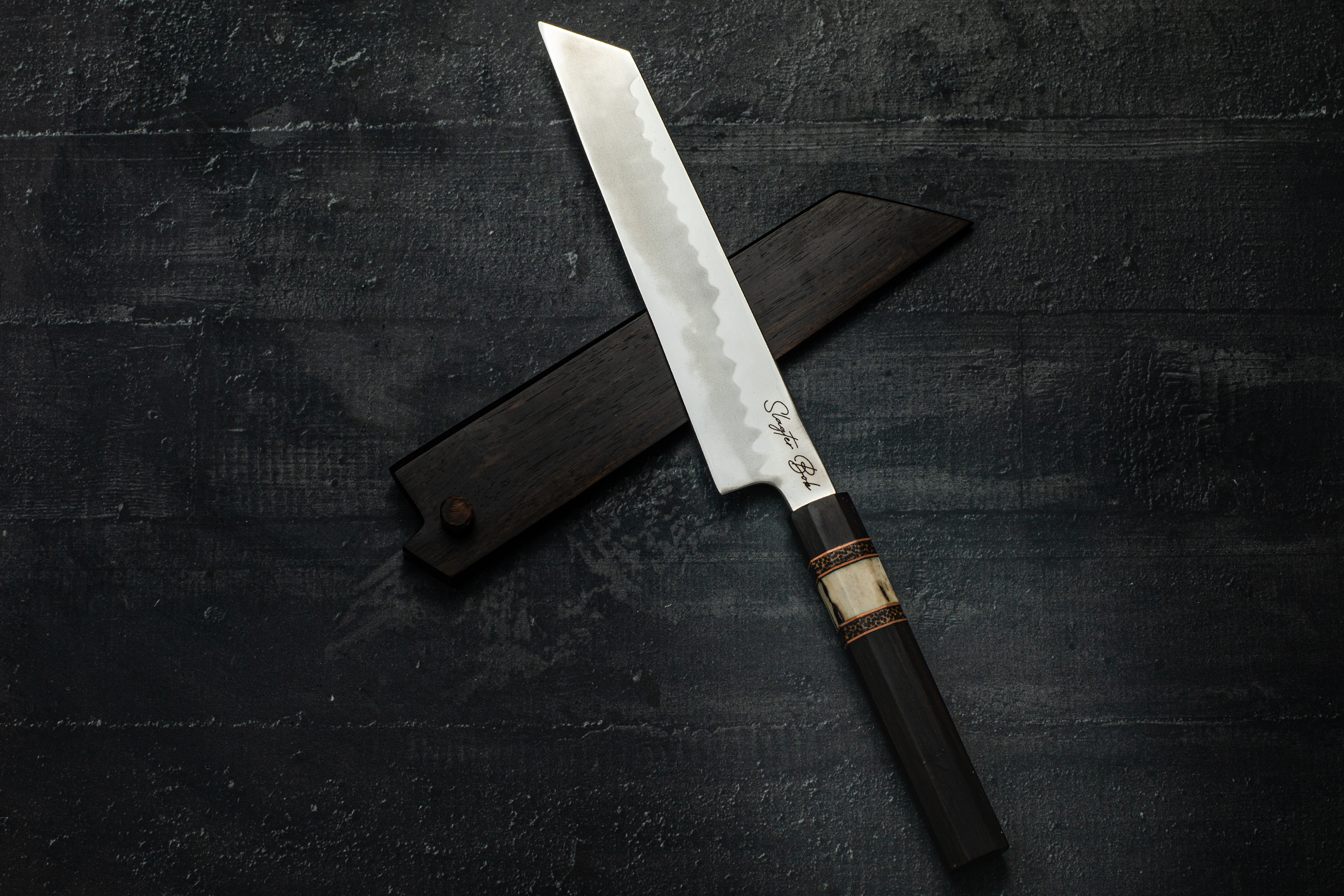 Yanagi kiritsuke 210 mm ( Håndlavet)